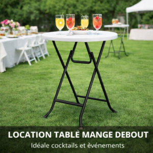 location table mange debout